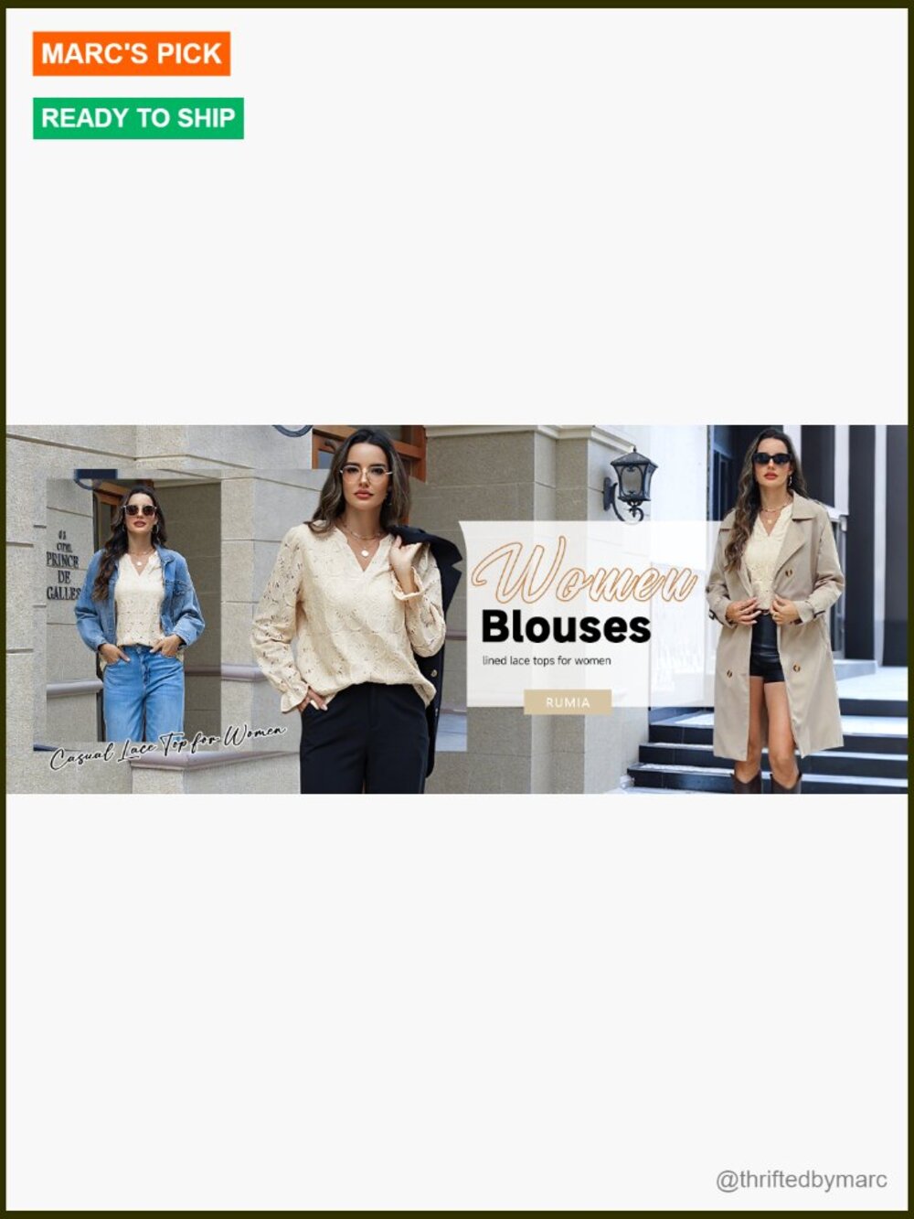 V Neck Eyelet Lace Blouse with Lining Long Sleeve Sheer Embroidery - Picture 7 of 7